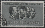 Stamps Italy -  Victor Manuel II, Garibaldi, Cavour y Mazzini