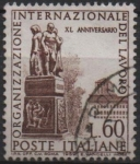 Stamps Italy -  40º Aniv. d' l' Organización Internacional d' Trabajo