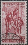 Stamps Italy -  Año Mundial d' Refugiado