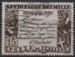 Sellos de Europa - Italia -  Centenario d' l' Expedicion d' l' Mil,Proclamacion d' Garibaldi en Sicilia