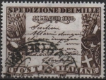Sellos de Europa - Italia -  Centenario d' l' Expedicion d' l' Mil,Proclamacion d' Garibaldi en Sicilia
