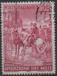 Stamps Italy -  Centenario d' l' Expedicion d' l' Mil, Encuentro entre Garibaldi y Vittorio Emanuel II