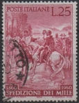 Stamps Italy -  Centenario d' l' Expedicion d' l' Mil, Encuentro entre Garibaldi y Vittorio Emanuel II