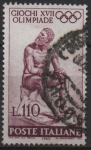 Stamps Italy -  Juegos d' l' Olimpiada XVII, Boxeador Romano