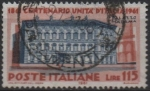 Stamps Italy -  Centenario d' l' Unificación d' Italia, Palacio Madama, Roma