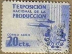 Stamps : America : Uruguay :  URUGUAY 1956 795 Sello EXPO Producción usado