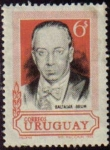Stamps : America : Uruguay :  URUGUAY 1969 1141 Sello Personajes Baltasar Brum usado