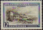 Sellos de America - Uruguay -  URUGUAY 1969 Sello Nuevo Paisajes Puerta Exterior de Montevideo Usado