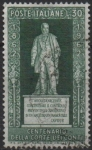 Stamps Italy -  Centenario d' l' orden d' Tribunal d' Cuentas, Monumento a Cavour