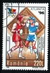 Stamps Romania -  Centenario J.O.-ATLANTA'96