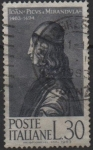 Stamps Italy -  Giovanni Pico della Mirandola