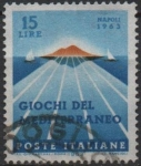 Stamps Italy -  Juegos Mediterráneas, Golfo d' Nápoles