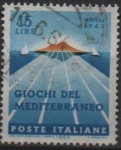 Sellos de Europa - Italia -  Juegos Mediterráneas, Golfo d' Nápoles