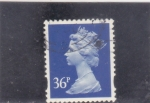 Stamps United Kingdom -  Reina Isabel II