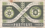 Stamps Portugal -  50 aniversario Automovil Club de Portugal