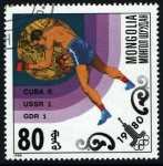 Stamps Mongolia -  Medallero según disciplina