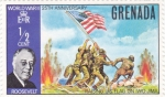 Stamps Grenada -  25 aniversario Levantamiento bandera en Iwo-Jima
