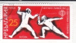 Stamps : Europe : Bulgaria :  Esgrima