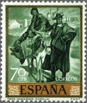 Stamps Spain -  ESPAÑA 1964 1568 Sello Nuevo Pintor Joaquin Sorolla Tipos Manchegos