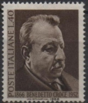 Stamps Italy -  Benedetto Croce