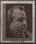 Stamps Italy -  Benedetto Croce