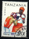 Stamps : Africa : Tanzania :  Boxeo amateur