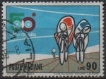 Sellos de Europa - Italia -  50º Vuelta Ciclista d' Italia, Ciclistas en Esprit