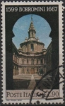 Sellos de Europa - Italia -  Francessco Borromini; Iglesia d' San Ivo,Roma