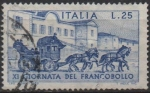 Stamps Italy -  Dia d' sello, Diligencia d' servicio Postal
