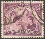Sellos de Oceania - Nueva Zelanda -  anivº de la victoria, la familia real