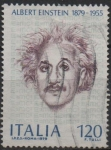 Stamps Italy -  Albert Einstein