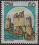Stamps Italy -  Castillos, Calascio