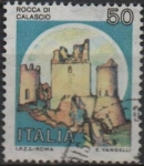 Stamps Italy -  Castillos, Calascio