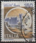 Stamps Italy -  Castillos; MIramare, Trieste