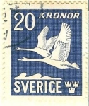 Stamps : Europe : Sweden :  Cigüeñas