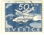 Stamps Sweden -  El aeropuerto