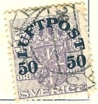 Sellos de Europa - Suecia -  Escudo