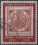 Sellos de Europa - Italia -  Centenario d' l' sellos d' Napoles