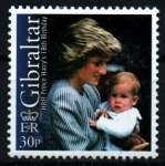Stamps : Europe : Gibraltar :  serie- 18º aniv. Harry