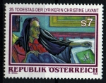 Stamps Austria -  25 aniv. muerte de la escritora