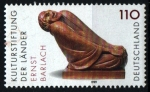 Stamps Germany -  Patrimonio Cultural Nacional- Anciana sonrriendo