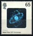 Stamps United Kingdom -  serie- Centenario del Nobel- FÍSICA