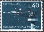 Stamps Italy -  Vuelos Nocturnos d' Aeronaves