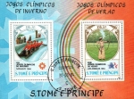 Sellos de Africa - Santo Tom� y Principe -  LA'84- SARAJEVO'84