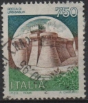 Stamps Italy -  Castillos, Rocca di Urbisaglia