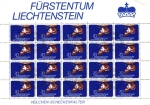 Sellos de Europa - Liechtenstein -  Fauna- Fribilaria de cintia