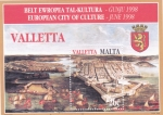 Stamps Malta -  VALLETTA -MALTA.CAPITAL EUROPEA DE LA CULTURA