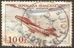 Sellos de Europa - Francia -  avion mistere IV