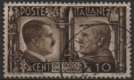 Sellos de Europa - Italia -  Mussolini y Hitler