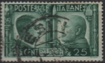 Stamps Italy -  Mussolini y Hitler